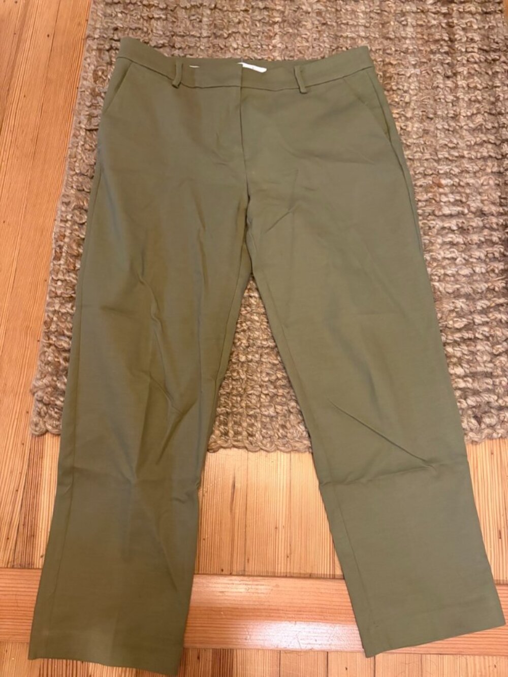 LOFT THE RIVIERA SLIM Pant, Green, Size 10 - Picture 1 of 1